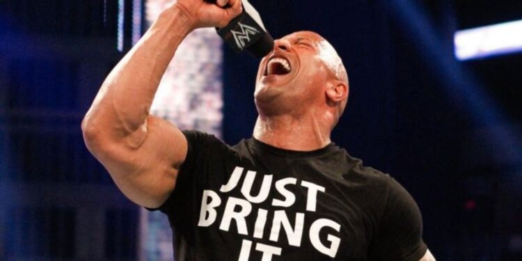 The Rock cutting WWE promo