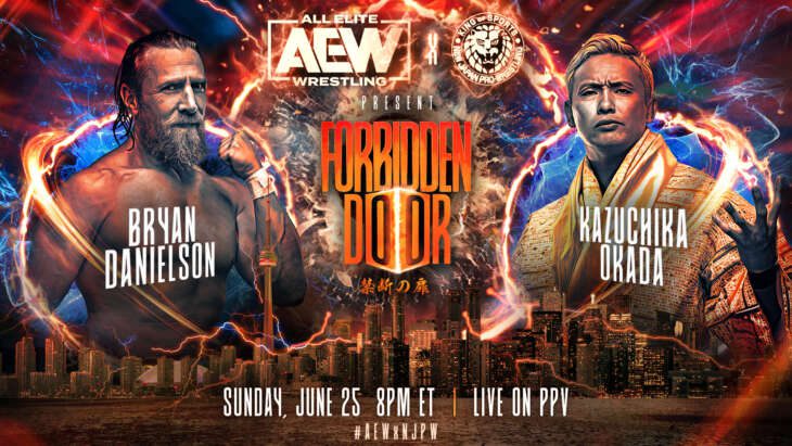 aew njpw forbidden door bryan danielson kazuchika okada