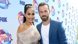 Artem Chigvintsev Posts for His and Nikki Garcia Anniversary Days Before Arrest