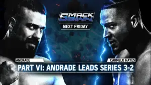 Andrade Carmelo Hayes WWE SmackDown 1