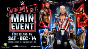 WWE anuncia retorno do Saturday Nights Main Event para dezembro