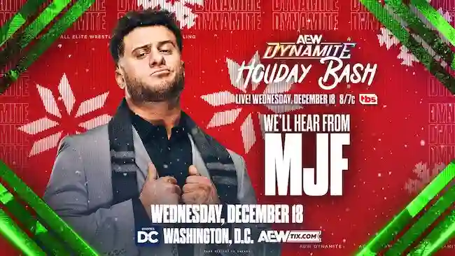 AEW anuncia novos combates para o Dynamite Holiday Bash