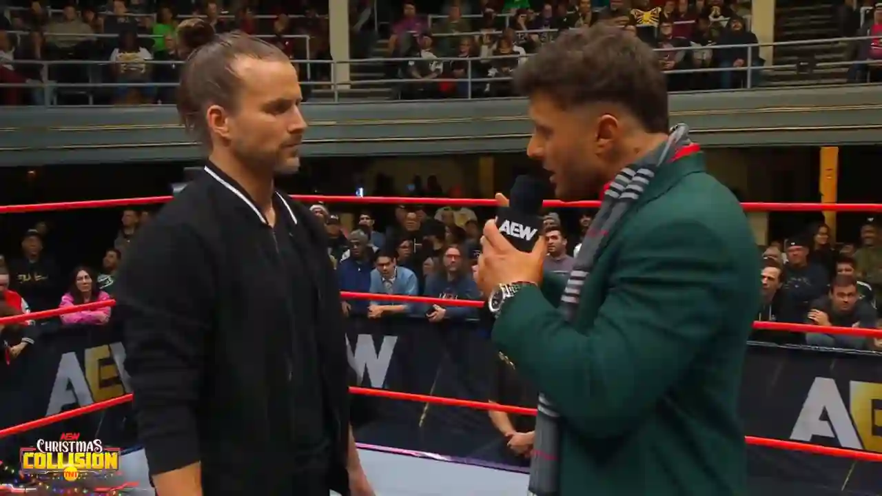 MJF e Adam Cole trocam provocações no AEW Collision