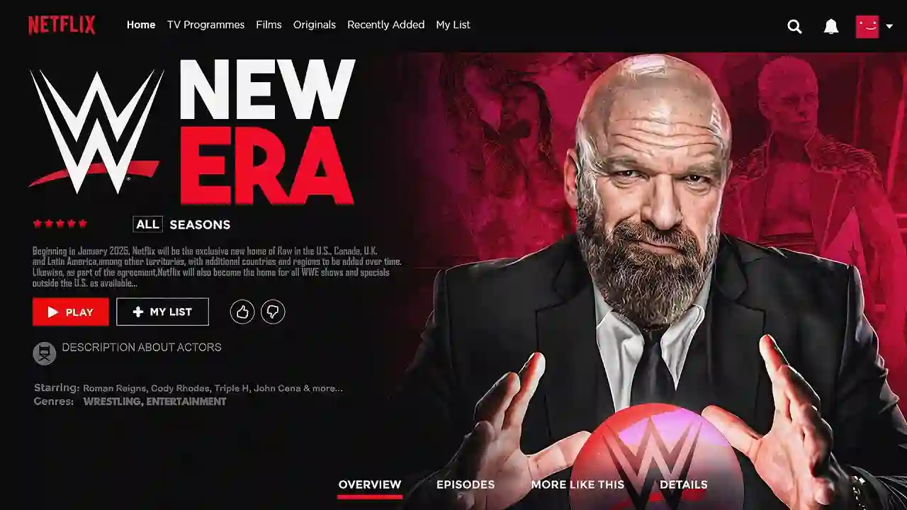 Netflix anuncia novos programas da WWE que chegarão ao seu catálogo