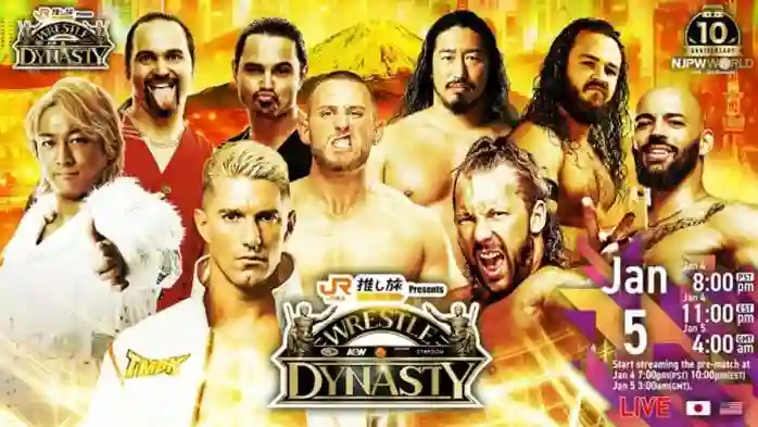 AEW x NJPW Wrestle Dynasty 2025 – Cobertura e resultados!