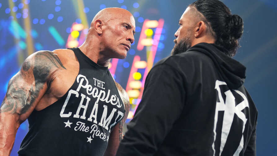 the rock e roman reigns