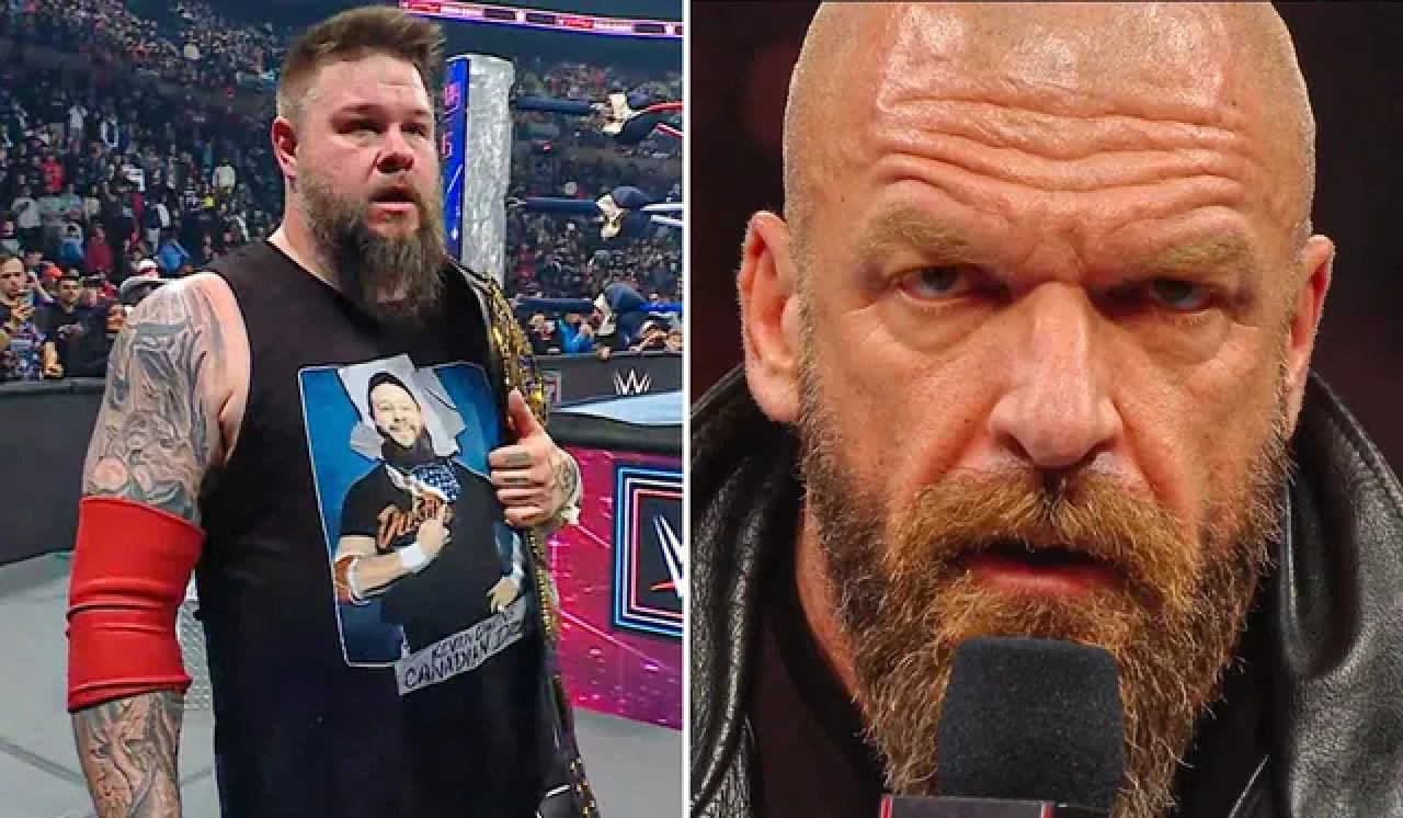 Kevin Owens hints at potential alliance with Triple H following title belt theft