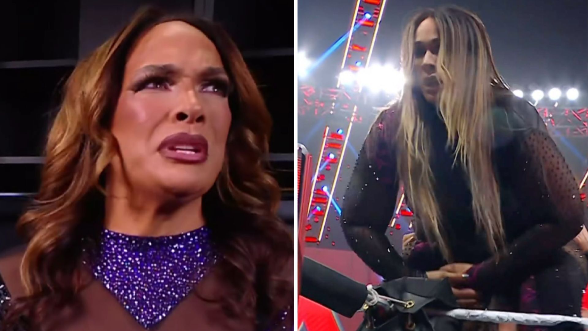 [Watch] Unseen footage of Nia Jax being carried by a male referee following WWE Women’s Championship loss on SmackDown