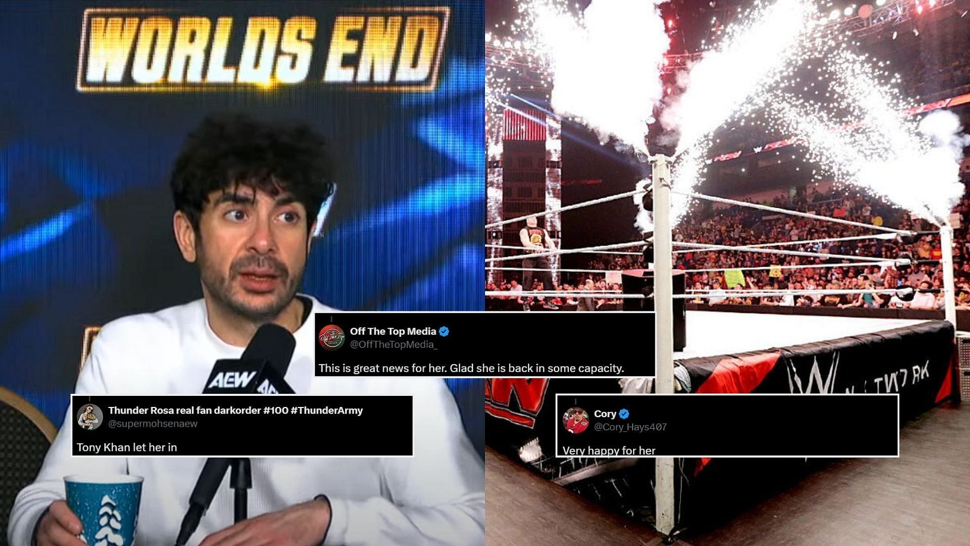 “Tony Khan let her in,””Glad she is back in some capacity” – Fans erupt after former WWE star’s surprise appearance in AEW