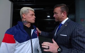 Nick Aldis issues a subtle warning to Cody Rhodes backstage on SmackDown