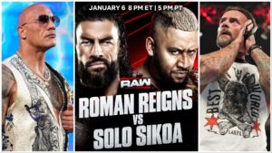 “The Rock comes out”, “CM Punk is next” – WWE fans predict what’s next for Roman Reigns after match against Solo Sikoa on RAW’s Netflix premiere