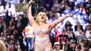 26-year-old female WWE Superstar reacts to Tiffany Stratton winning the WWE Women’s Championship